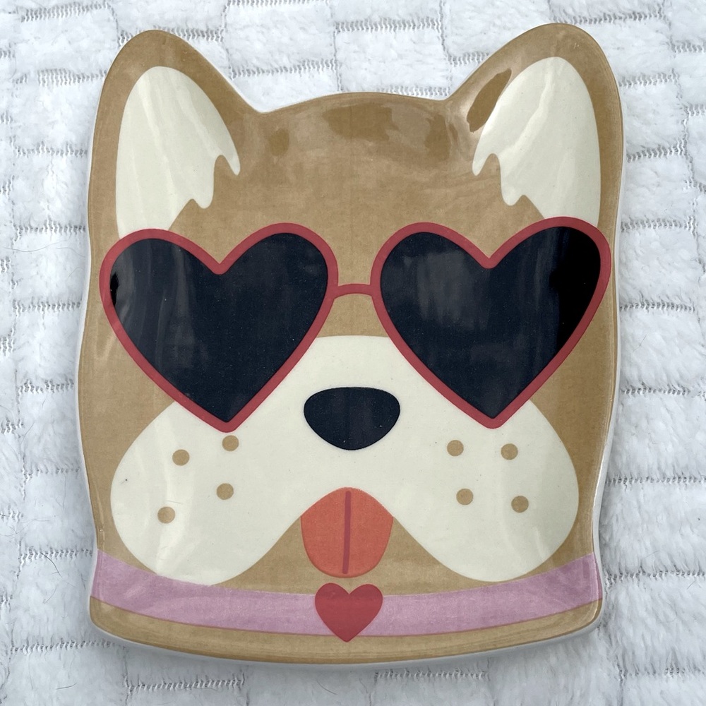 Lovable Pooch Decorative Plate